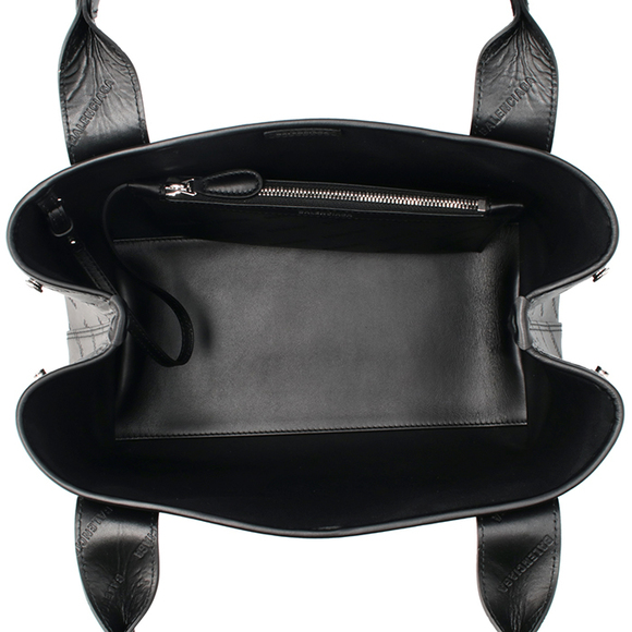 BALENCIAGA Tote Bag S NAVY CABAS Navy Hippo Shoulder Bag - Picture 6 of 10